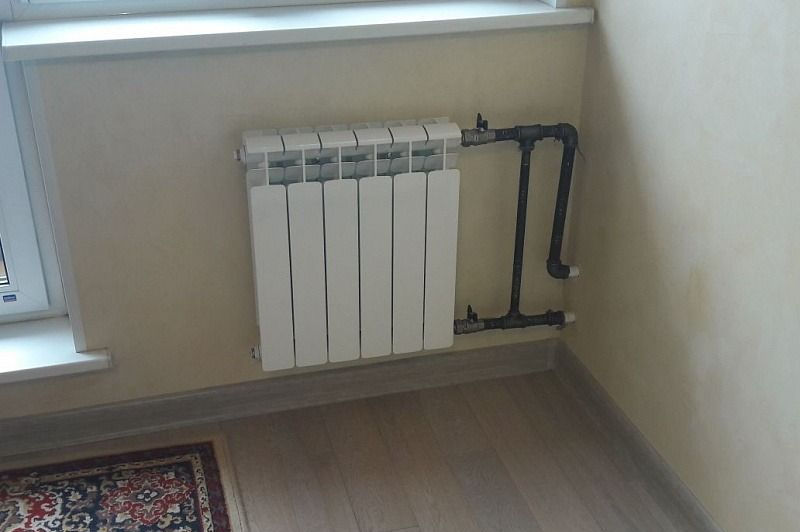 Перенос радиаторов отопления на другую стену
